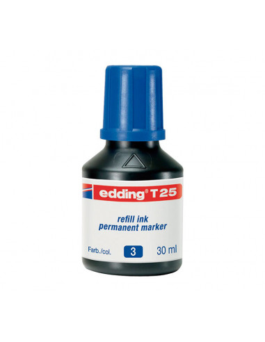 EDDING FRASCO TINTA 30ML AZUL