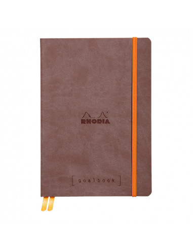 RHODIARMA GOALBOOK CHOCOLATE A5 120 H.