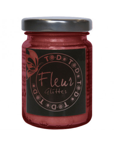 FLEUR GLITTER 90 GR CHERRY RED