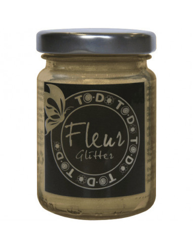 FLEUR GLITTER 90 GR GOLD