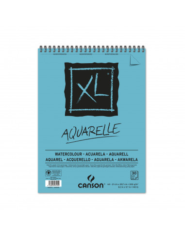 BLOC XL AQUARELLE A4 GF 300G ESPIR