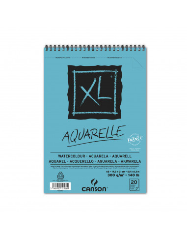 BLOC XL AQUARELLE A5 GF 300G ESPIR