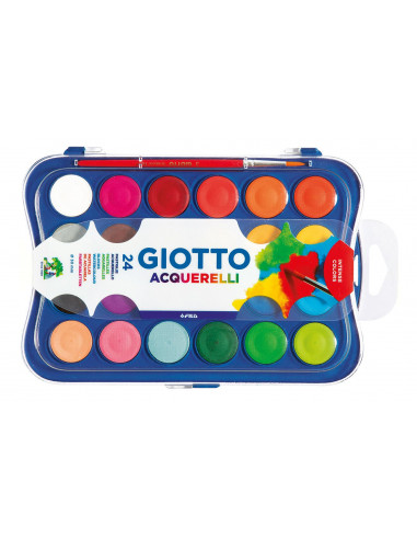 GIOTTO ACUARELA MINI CAJA 24 U+PINCEL