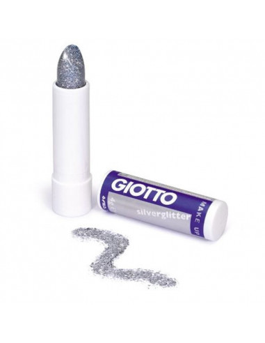 GIOTTO MAKE UP STICK GLITTER PLATA