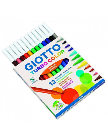 GIOTTO TURBO COLOR ESTUCHE 12 UNID.