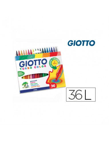 GIOTTO TURBO COLOR ESTUCHE 36 UNID.