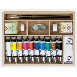 CAJA MADERA OLEO VAN GOGH 2