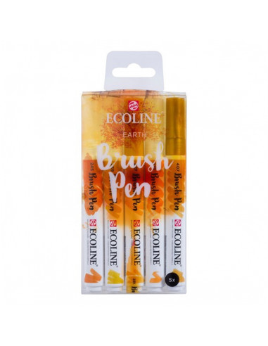 ECOLINE BRUSHPEN X5 TIERRA