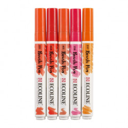 ECOLINE BRUSHPEN X5 ROJO 2