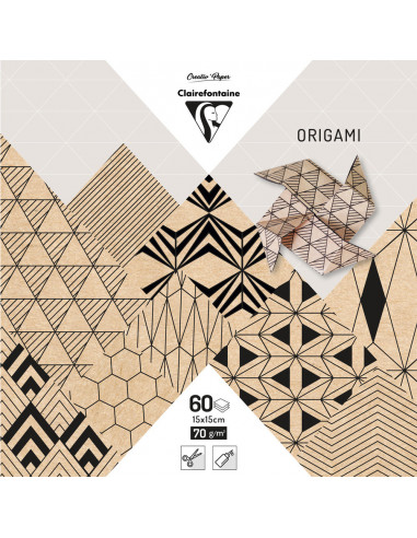 ORIGAMI PACK 60 H. 15X15 KRAFTY