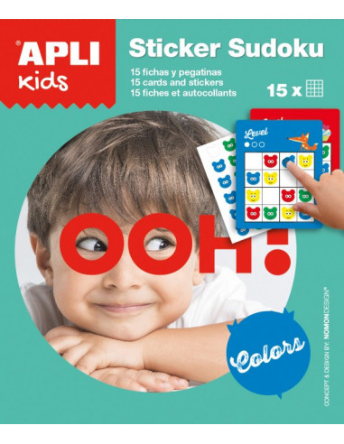 Apli Kids Stickers Sudoku Colores