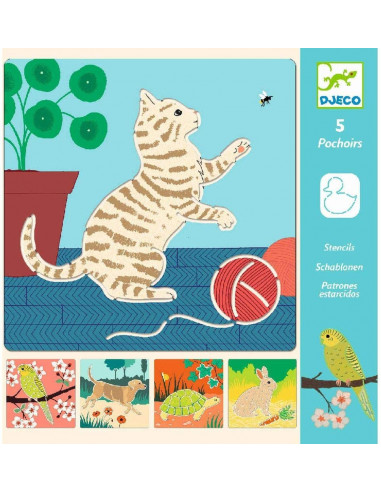 DJECO PLANTILLAS AMIGUITOS 2 U.