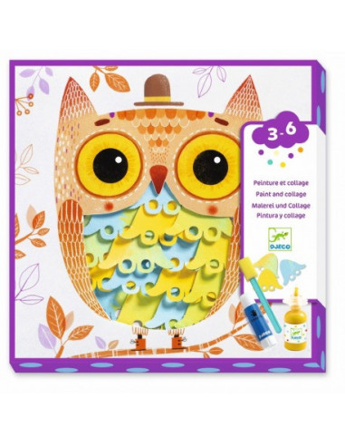 DJECO PINTURA Y COLLAGE C/ESPONGA QUE...