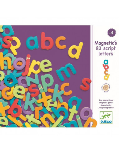 DJECO MAGNETICOS 83 LETRAS MINUSCULAS