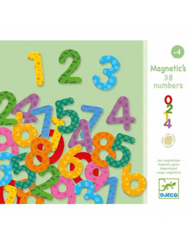 DJECO MAGNETICOS 38 NUMEROS