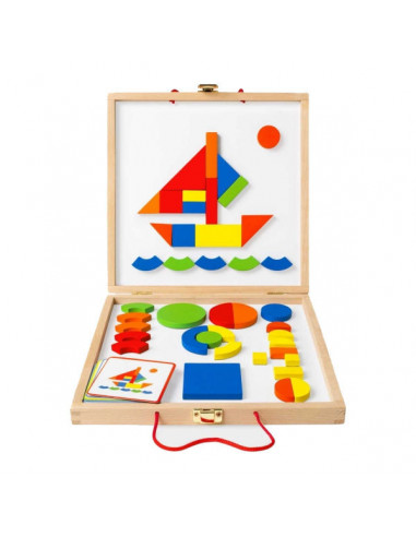 DJECO MAGNÉTICOS MALETÍN GEOFORMAS