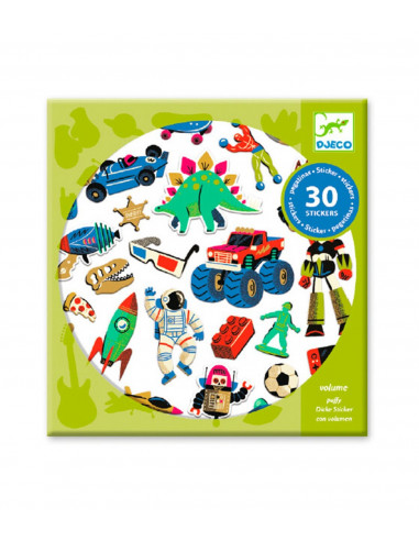DJECO PEGATINAS JUGUETES RETRO