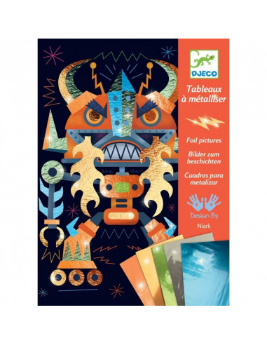 DJECO CUADROS PAN DE ORO ROBOTS