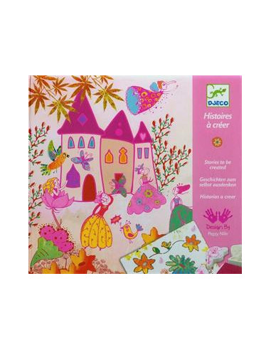 DJECO SELLOS CREAR CUENTOS PRINCESAS