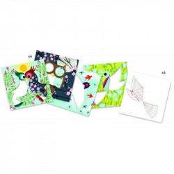 DJECO PAPEL CREATIVO PAJAROS 2