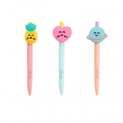 Set of 3 pens with shapes 2