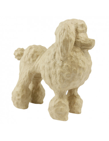 CANICHE 18,5 CM. MACHE