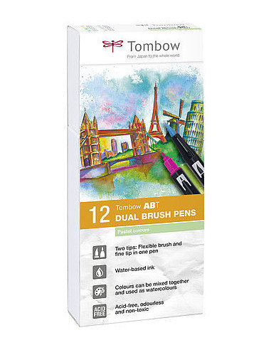 SET TOMBOW  ABT  12 UND. PASTEL