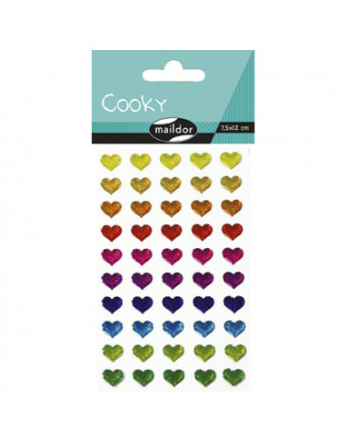 COOKY CORAZON RELIEVE COLORES