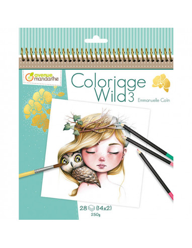 CUADERNO COLOREAR WILD 3